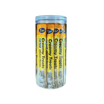Taipet Creamy Cat Treat Box Chicken Recipe Flavor 25 pcs